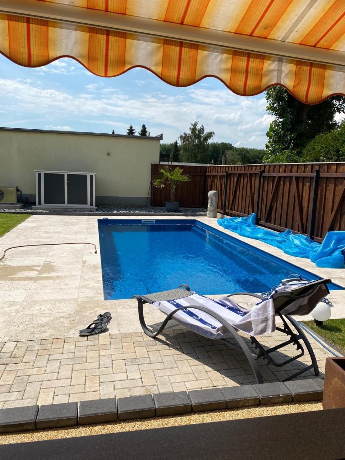 H&W Bungalow Am See Barleben Ngoại thất bức ảnh